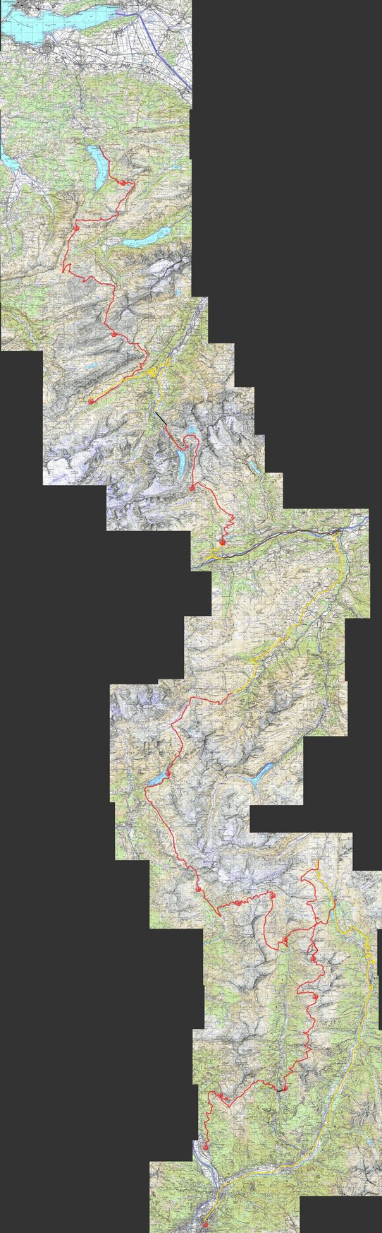 Map Innerthal - Bellinzona